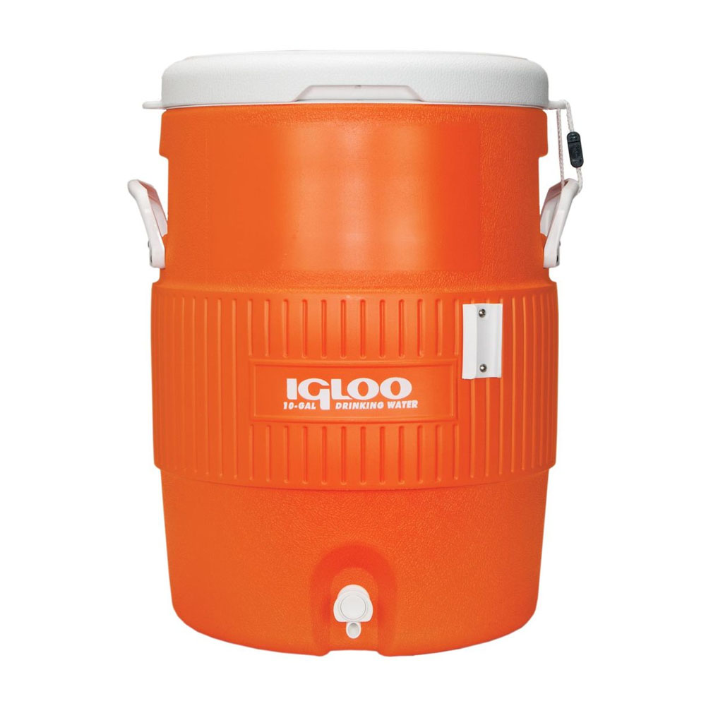 Igloo 10-Gallon Orange Beverage Cooler