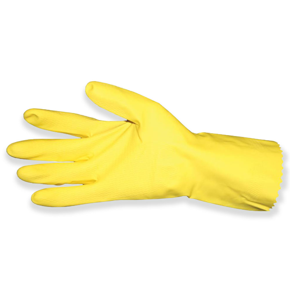 Impact-Products Flock-Lined Latex Gloves, 1 Pair - Medium