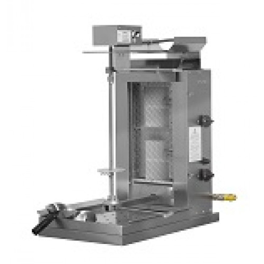 Inoksan PDG102MN-N, 100 Lbs Natural Gas Gyro Machine, Top Motor, Wire Mesh, NSF, ETL