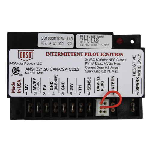 Intermittent Pilot Ignition Control - 24V, 50/60Hz