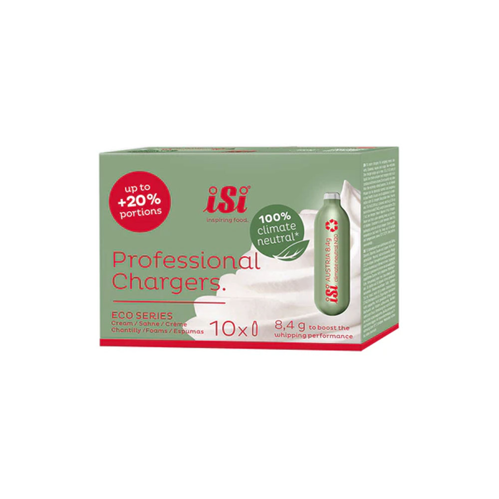 ISI Eco Series Professional Chargers for Cream Whippers, Pack of 10