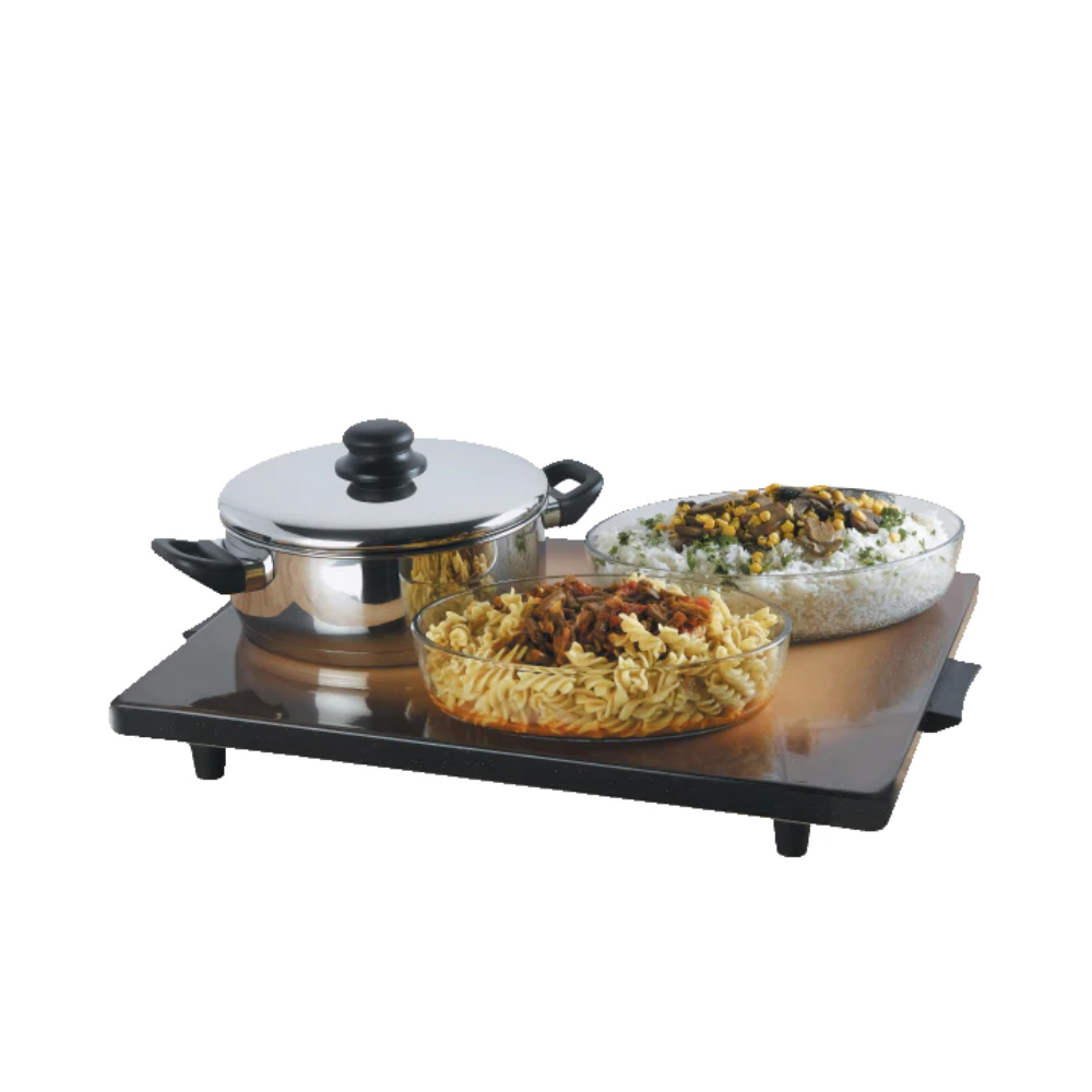IsraHeat Enamel Coated Hot Plate with Built In Safety Thermostat - 23" x 17"