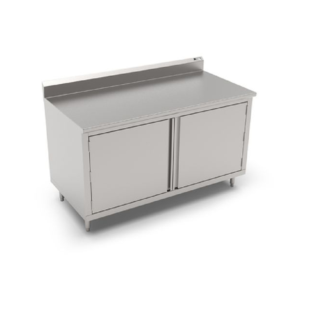 John Boos Stainless Steel Work Table with Cabinet Base 60" W x 30" D