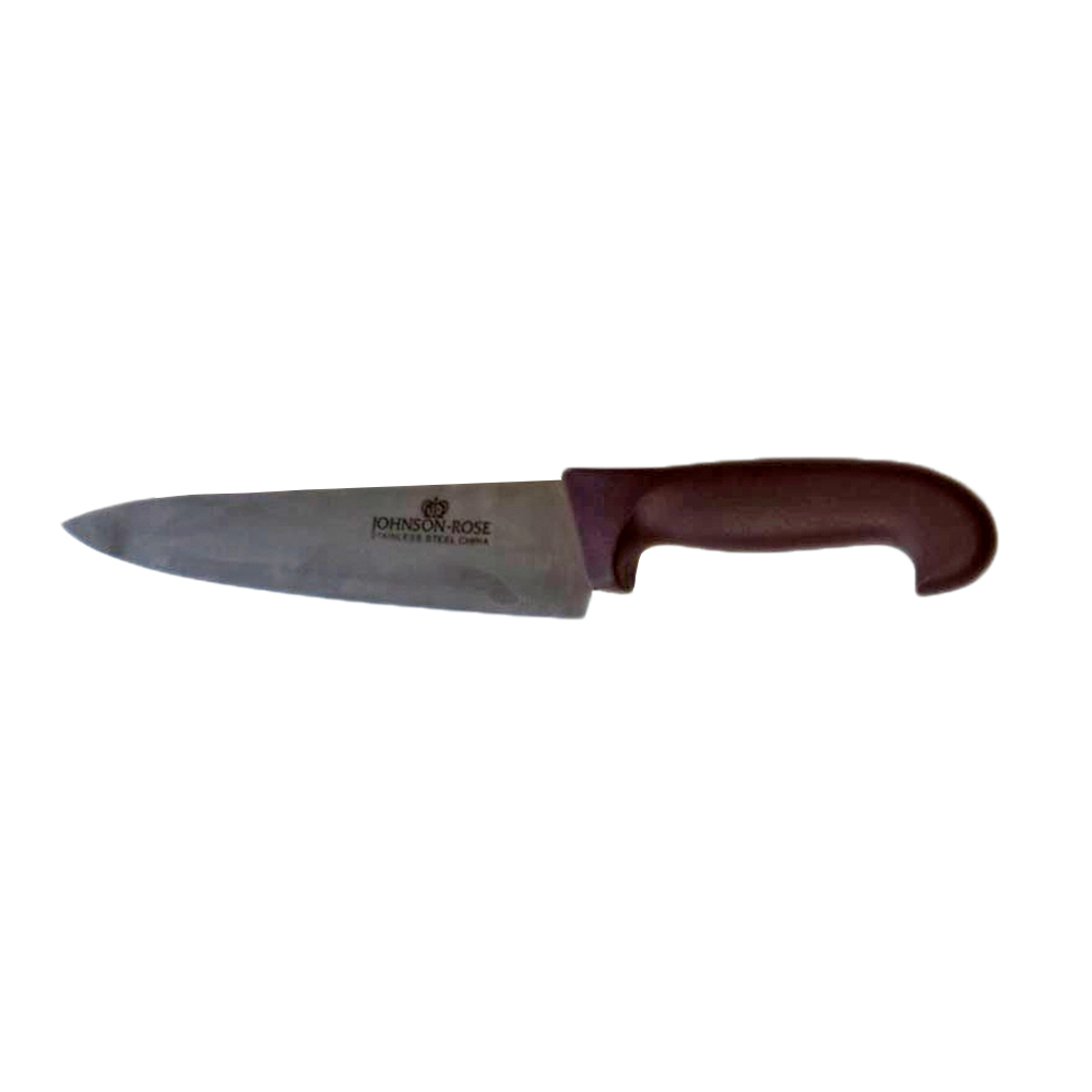 Johnson Rose 25112 Chef's Knife, Brown Handle - 12" Blade - Pack of 6