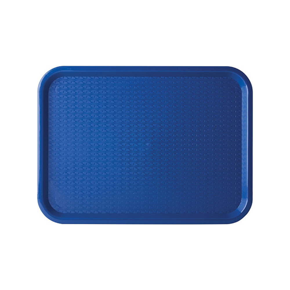 Johnson Rose Blue Textured Fast Food Tray