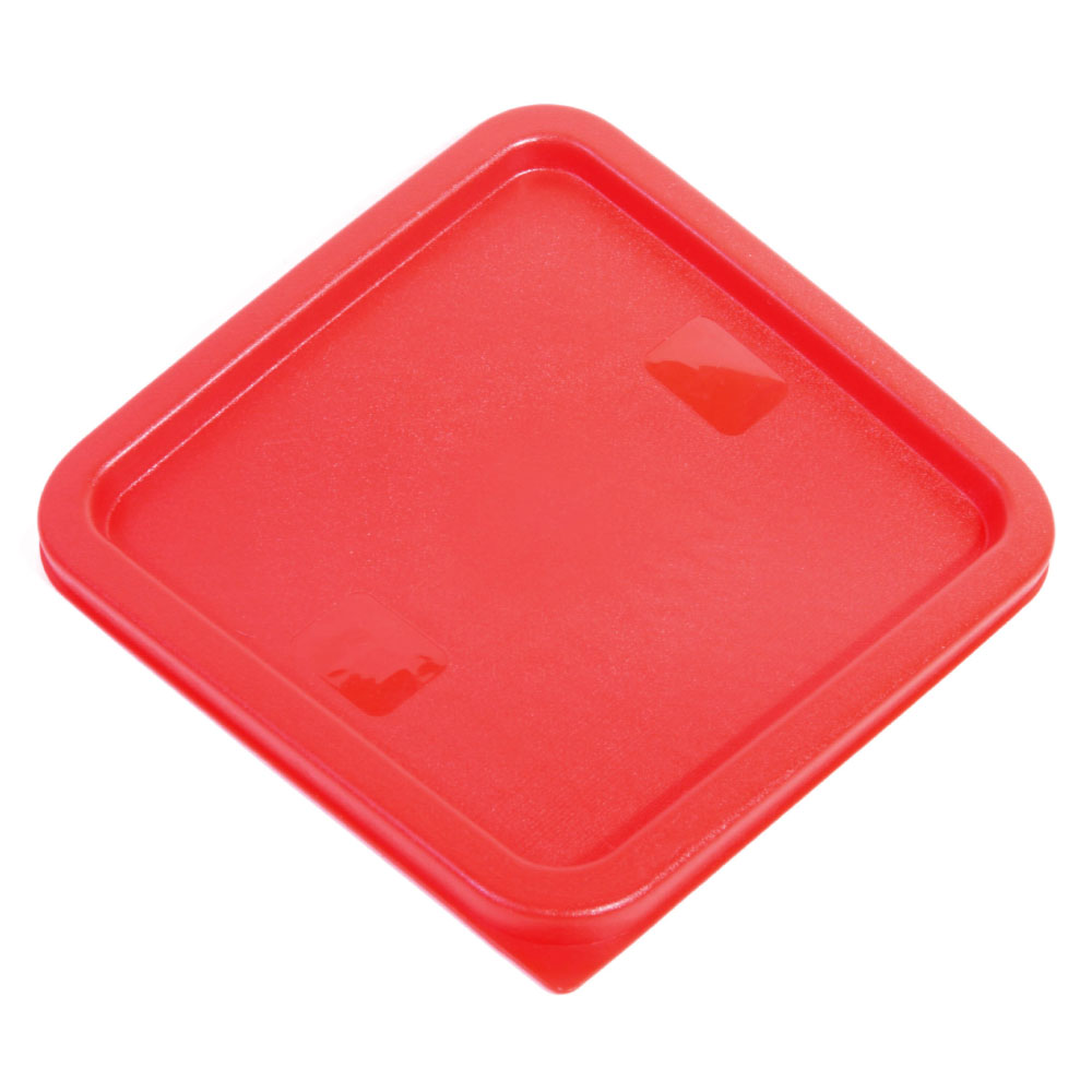 Johnson Rose Square Food Storage Container Lid, Red