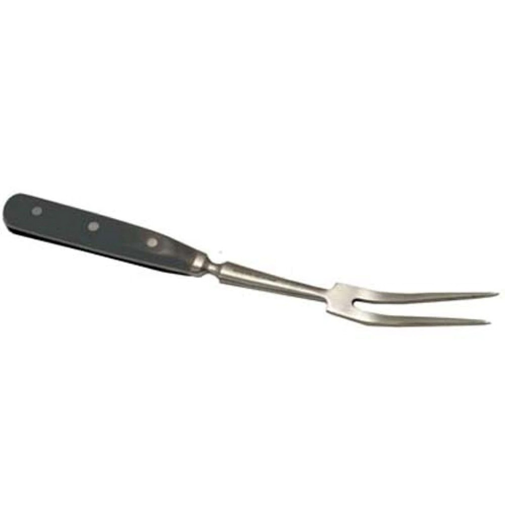 Johnson Rose Stainless Steel Full Tang, Curved, Forged Cook's Fork 13.5"