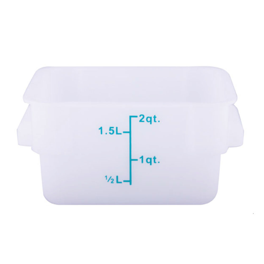 Johnson Rose White Square Food Storage Container, 2 Quart 