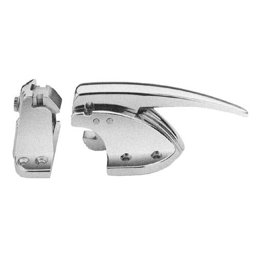 Kason 10931000008 6" Door Latch With Strike, Offset Handle and Adjustable Offset