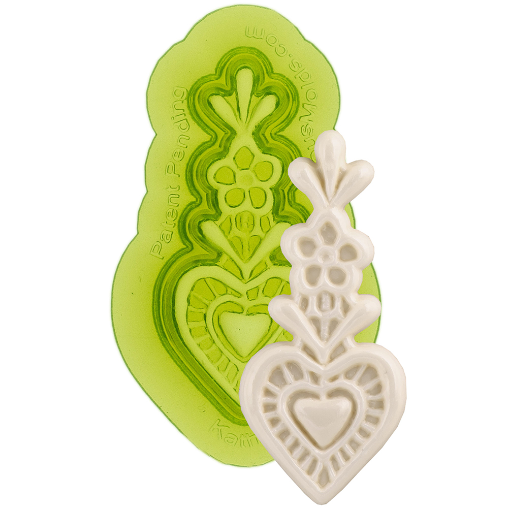 Kathy-Lace Silicone Fondant Mold by Marvelous Molds
