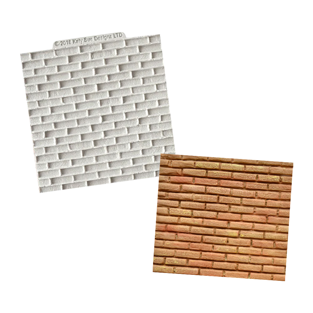 Katy Sue Brickwork Silicone Fondant Mold