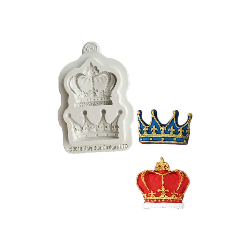 Katy Sue Crowns Silicone Fondant Mold