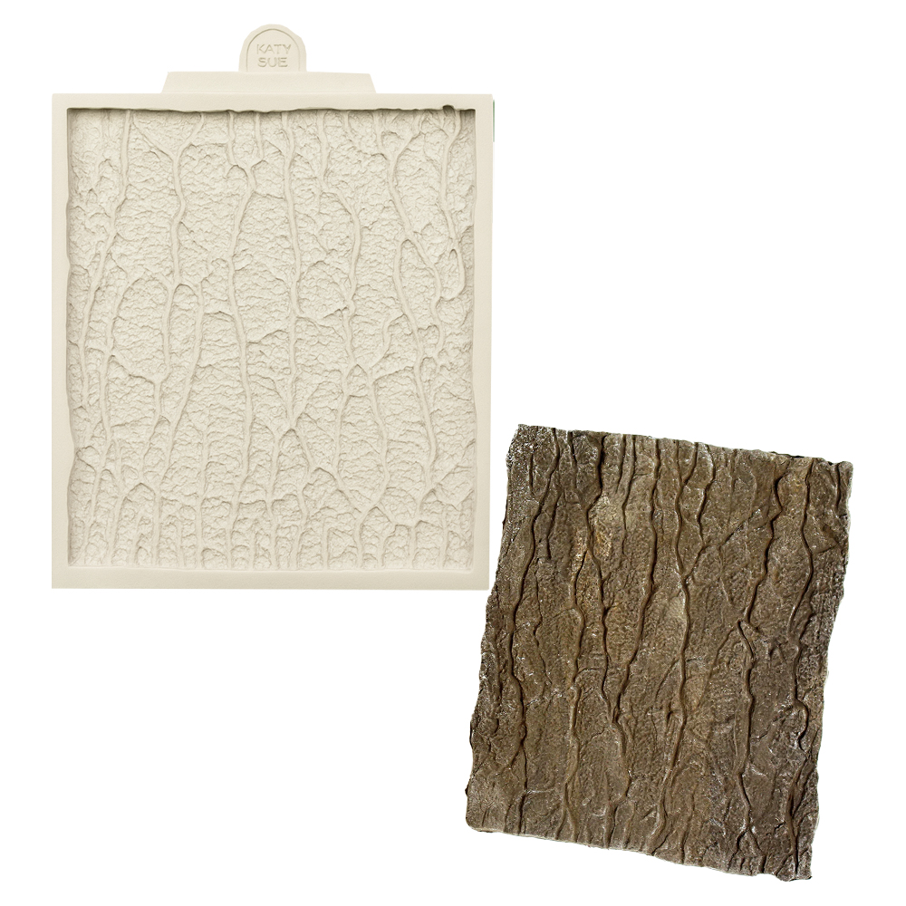 Katy Sue Tree Bark Silicone Fondant Mold