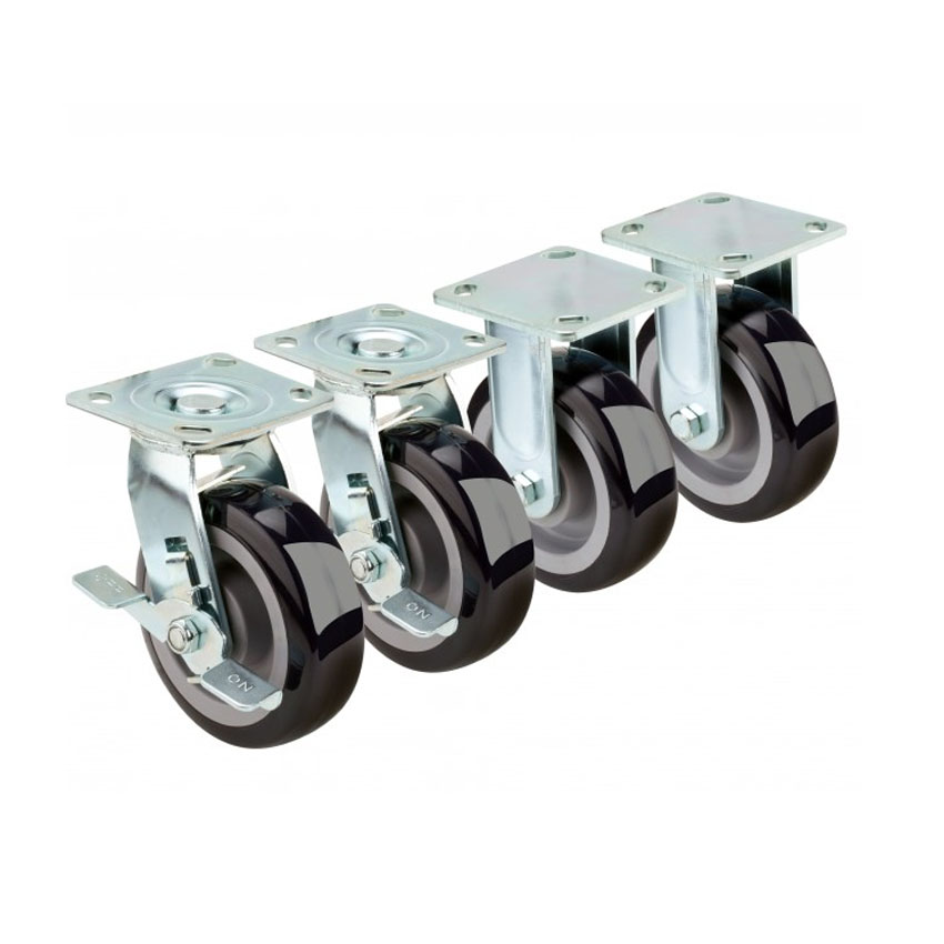 Krowne Extra Heavy Duty Large Plate Caster, Set of 4