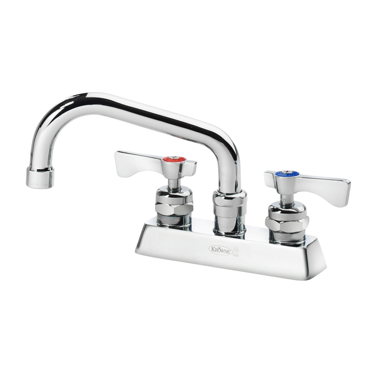 Krowne Metal 15-306L Royal Series 4" Center Deck Mount Faucet with 6" Spout