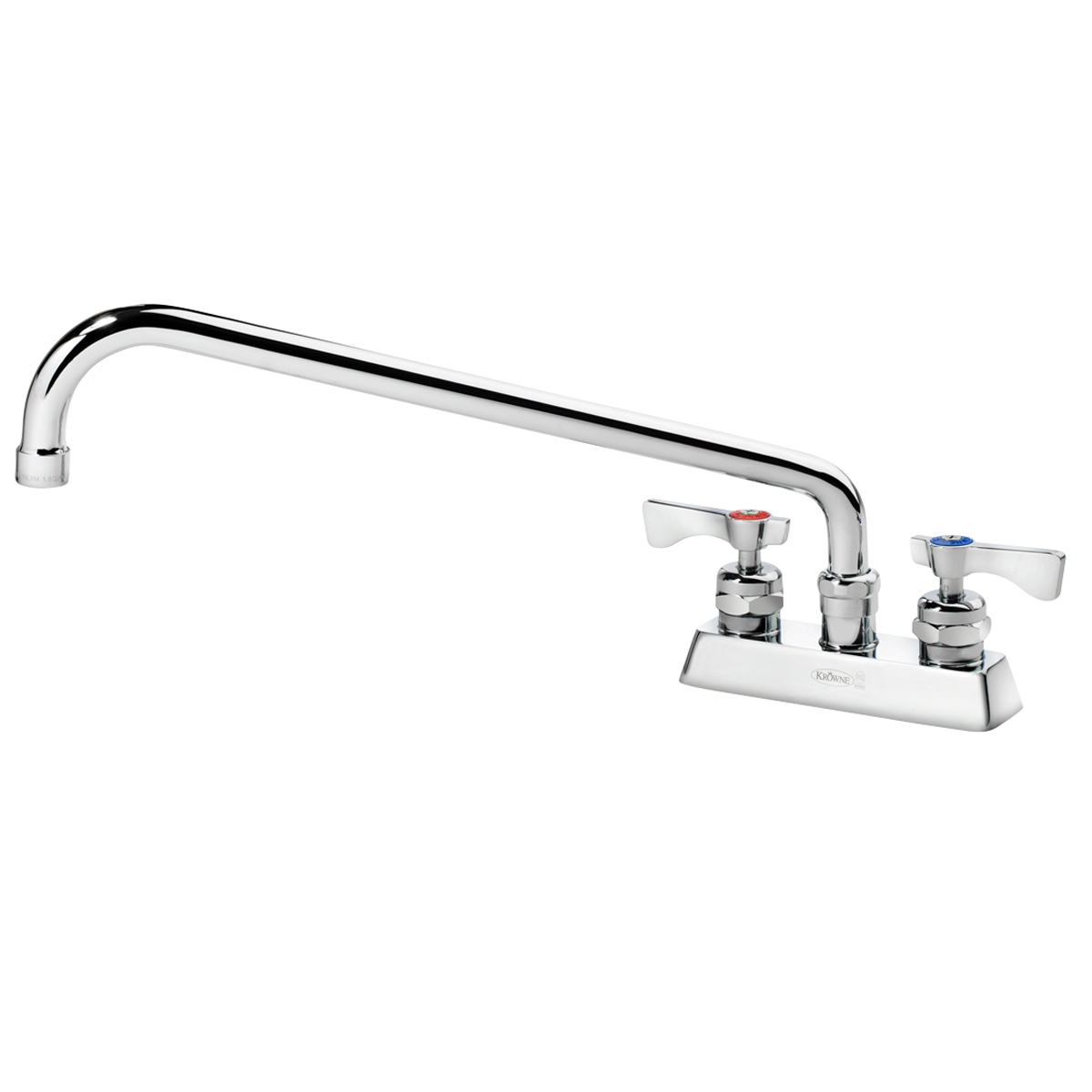 Krowne Metal 15-314L Royal Series 4" Center Deck Mount Faucet with 14" Spout