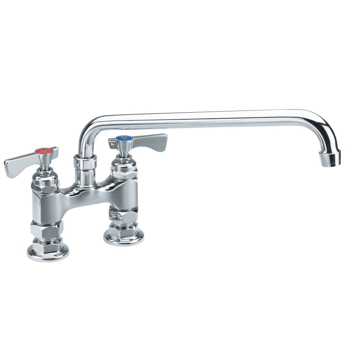 Krowne Metal 15-406L Royal Series 4" Center Raised Deck Mount Faucet with 6" Spout