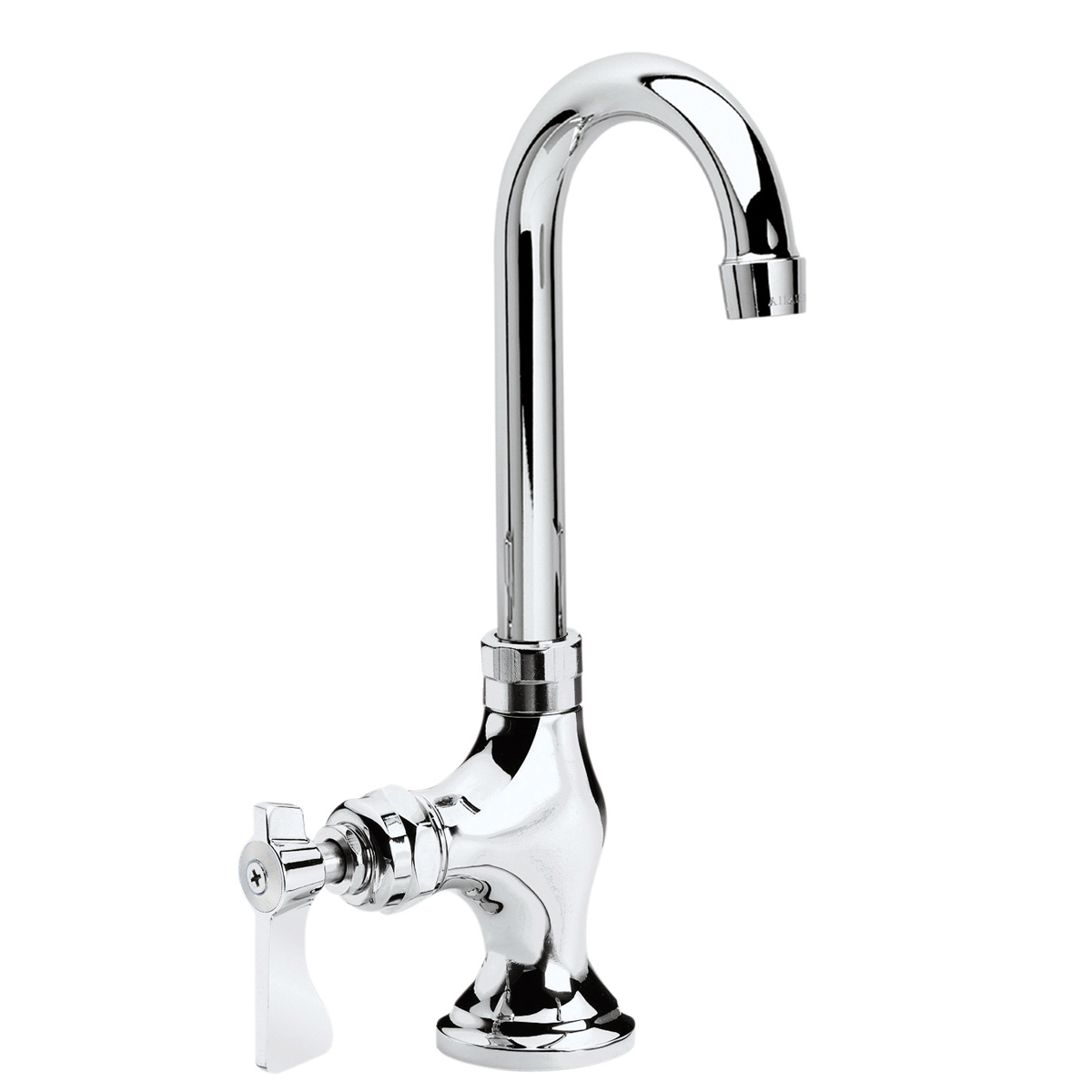 Krowne Metal 16-202L Royal Series Single Wall Mount Pantry Faucet with 3-1/2" Gooseneck Spout