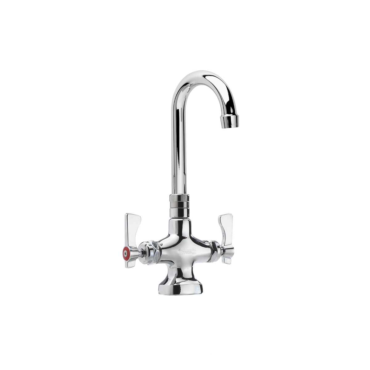 Krowne Metal 16-301L Royal Series Single Deck Mount Pantry Faucet with 6" Gooseneck Spout