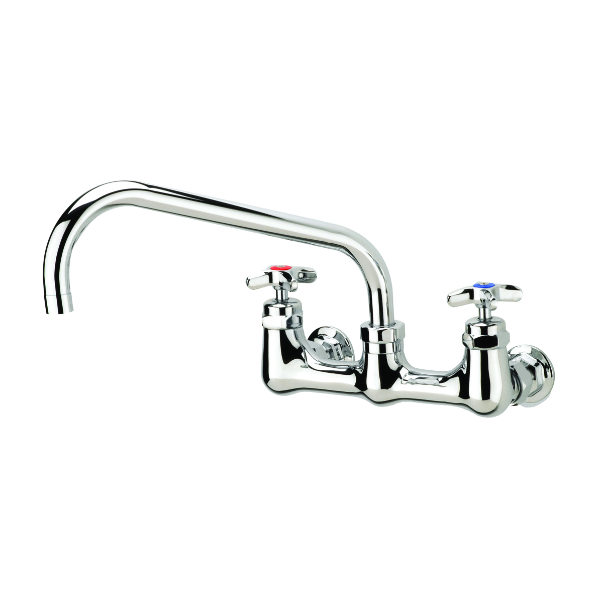 Krowne Metal 18-814L Royal Series 3/4" Full Flow Wall Mount Faucet with 14" Spout