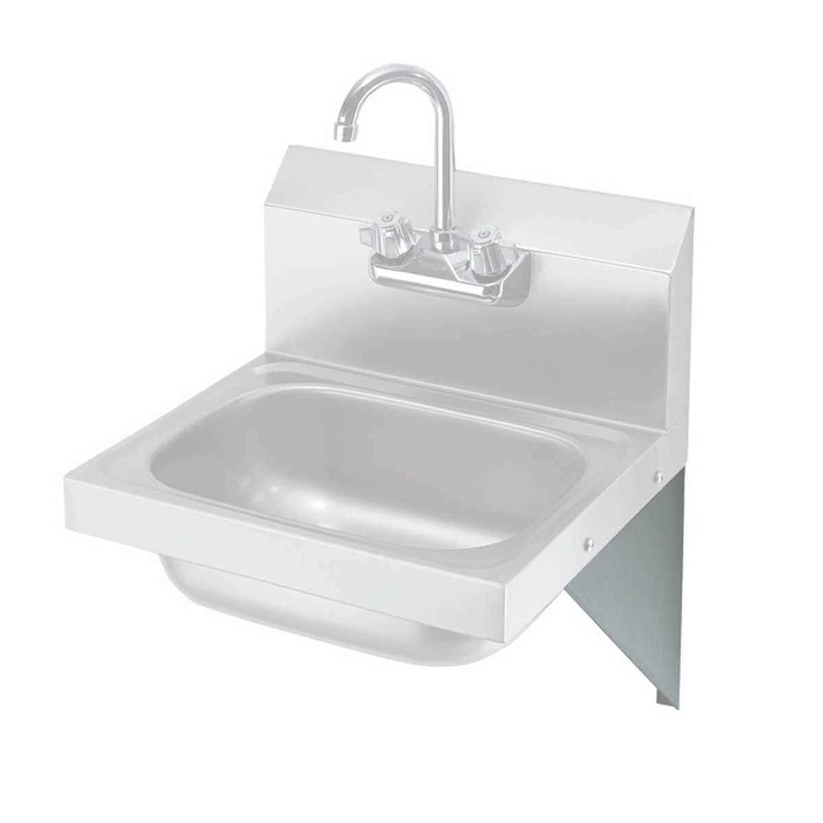 Krowne Metal H-110 Side Support Brackets for Hand Sinks