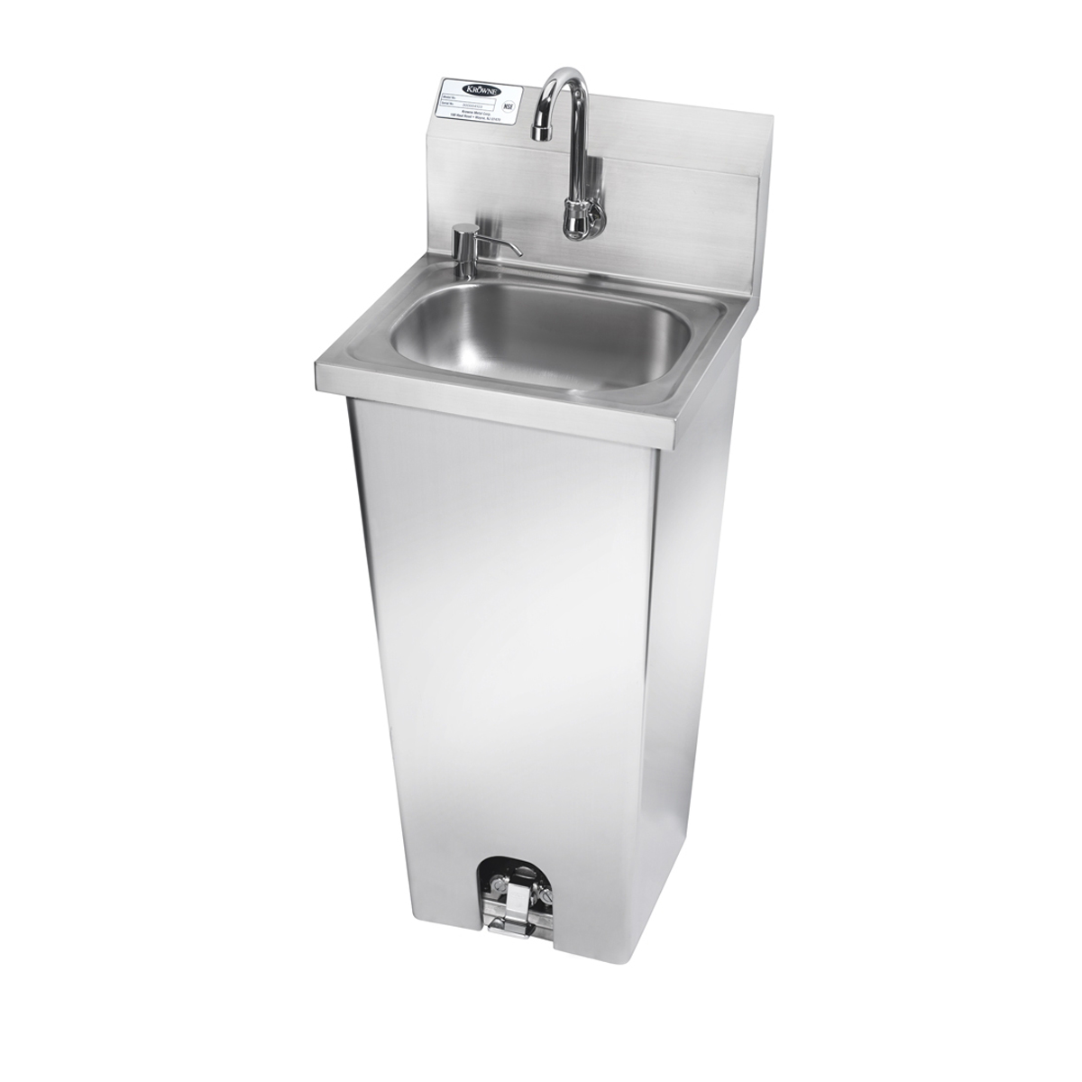 Krowne Metal 16" Wide Pedestal Hand Sink HS-14