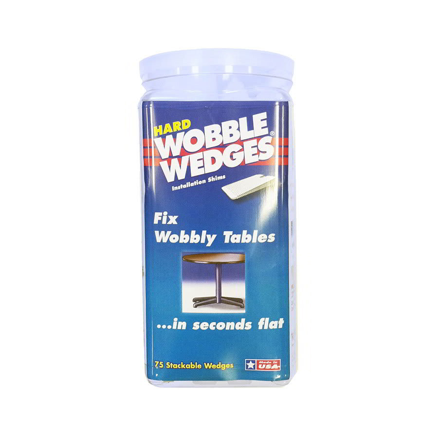 Krowne Wobble Wedges 75 Pc Jar Hard Clear 