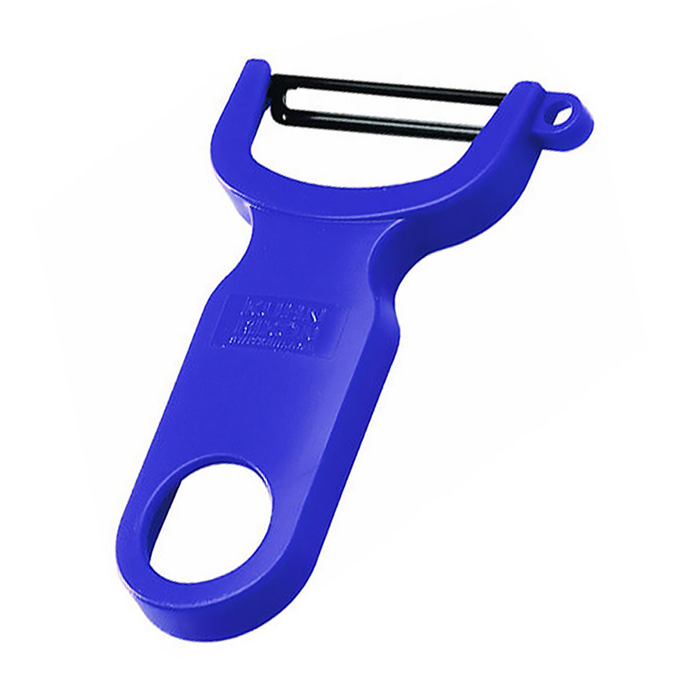 Kuhn Rikon Peeler Plastic handle, Carbon Steel Blade - Blue
