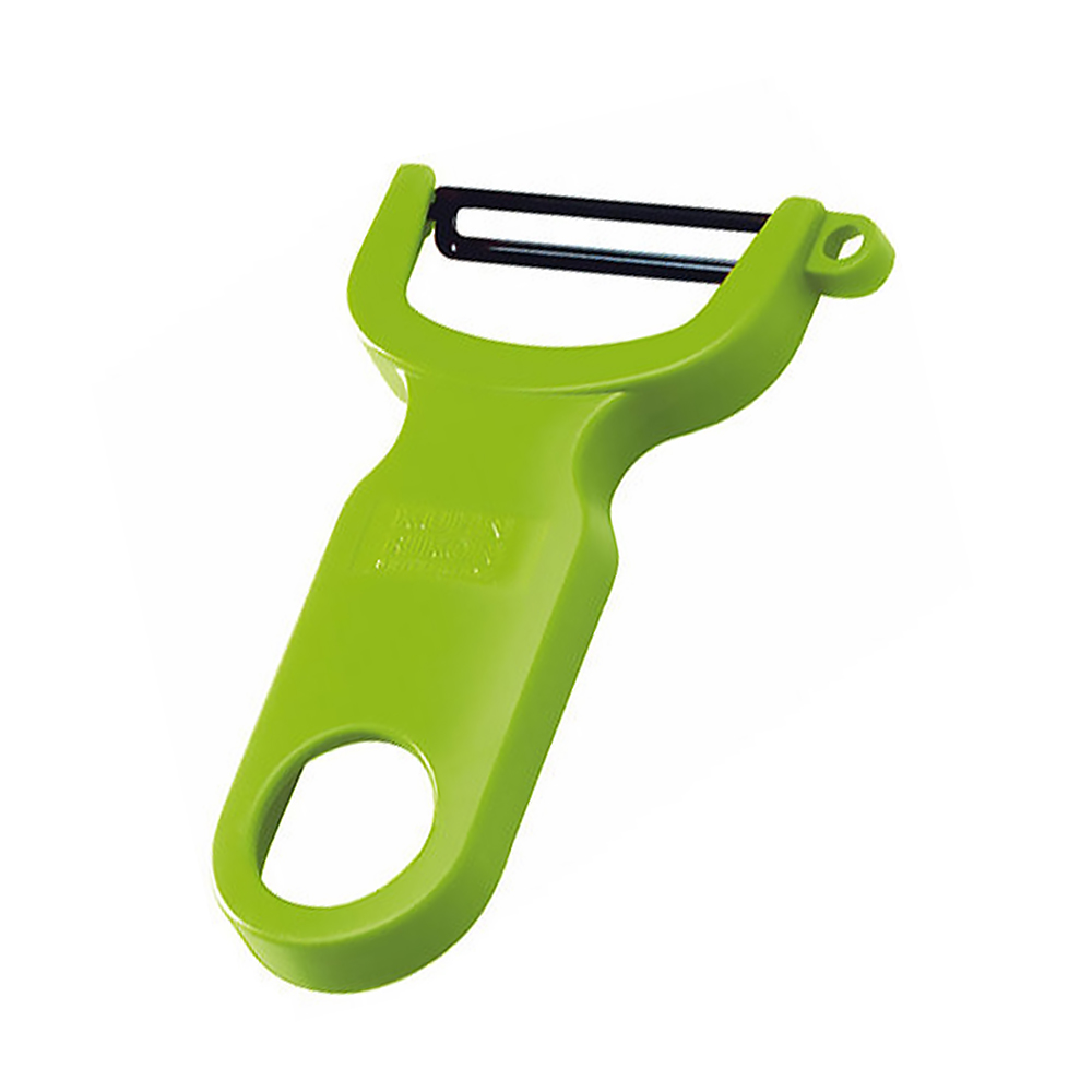 Kuhn Rikon Peeler Plastic handle, Carbon Steel Blade - Green