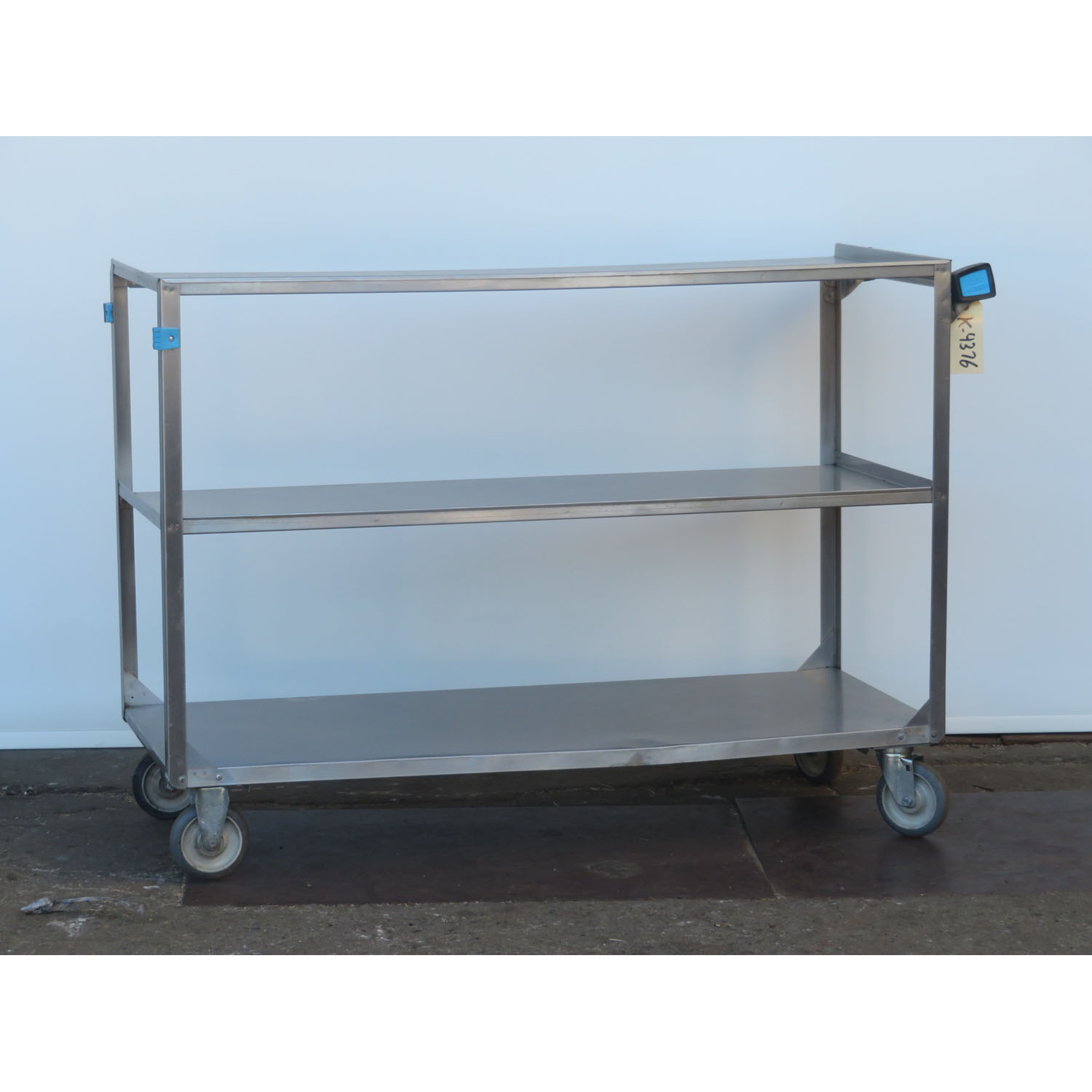 Lakeside 459 Stainless Steel Medium Duty 3 Shelf Utility Cart, Used Great Condition