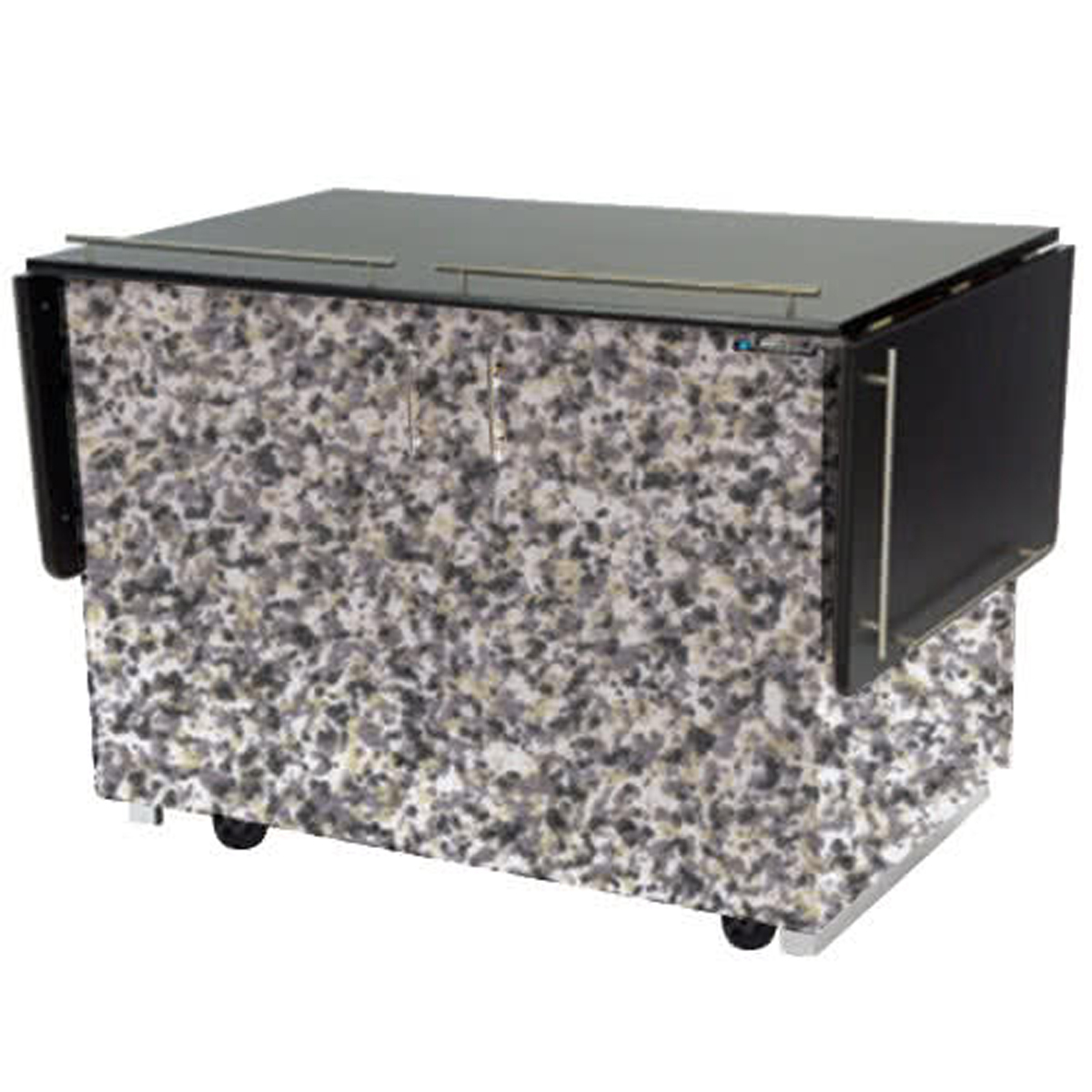 Lakeside LA6850GS 83" Breakout Dining Station Gray Sand Laminate Finish