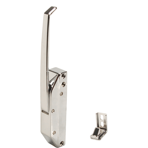 Door Latch with Strike - Straight Handle