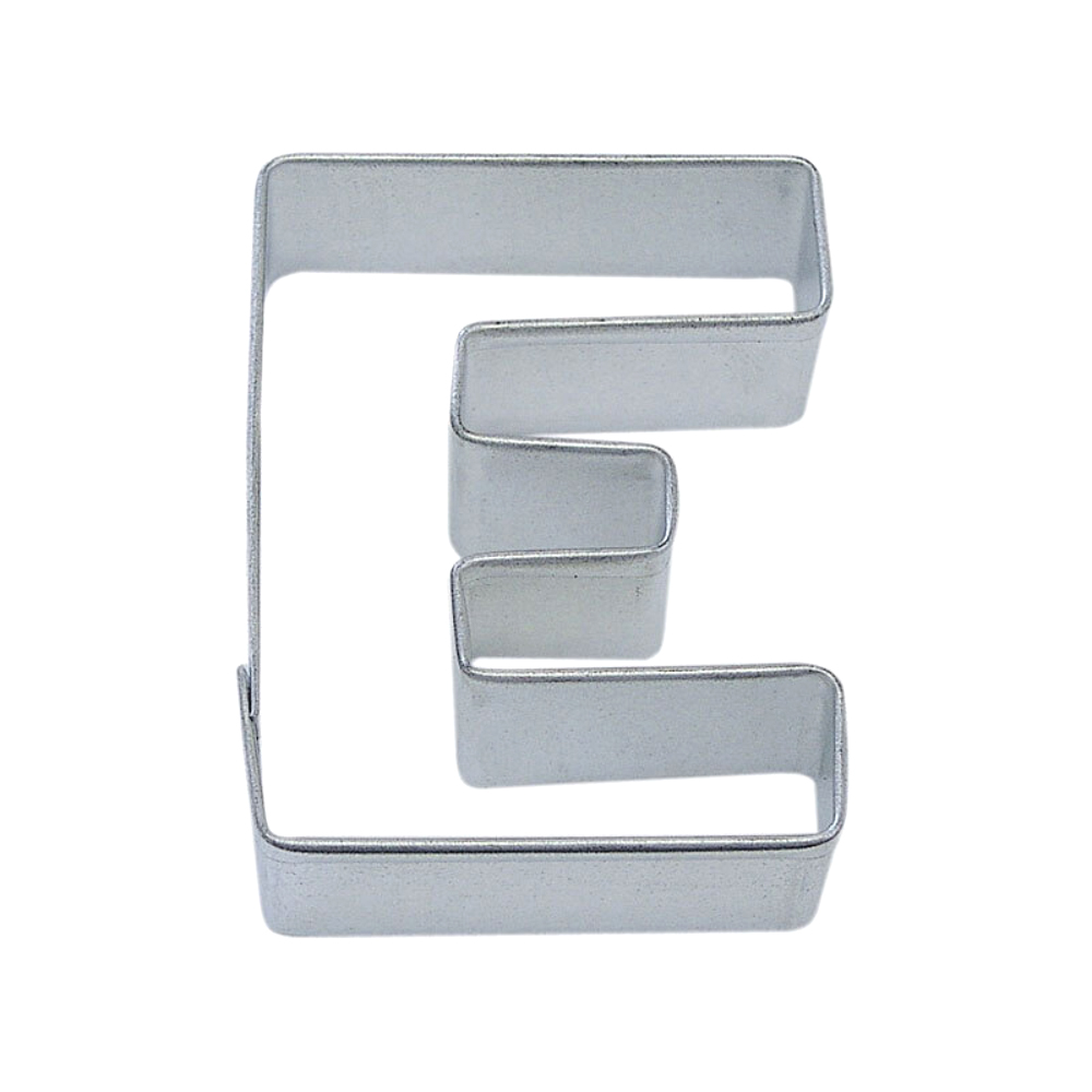 Letter 'E' Cookie Cutter, 2-1/4" x 3"