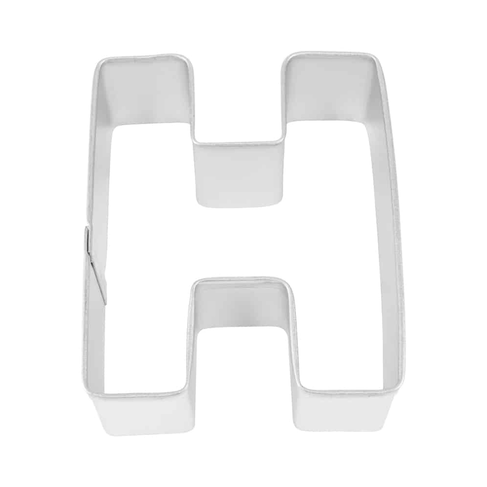 Letter 'H' Cookie Cutter,  2-1/4" x 3"