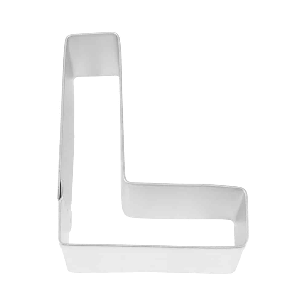 Letter 'L' Cookie Cutter, 2-1/4" x 3"