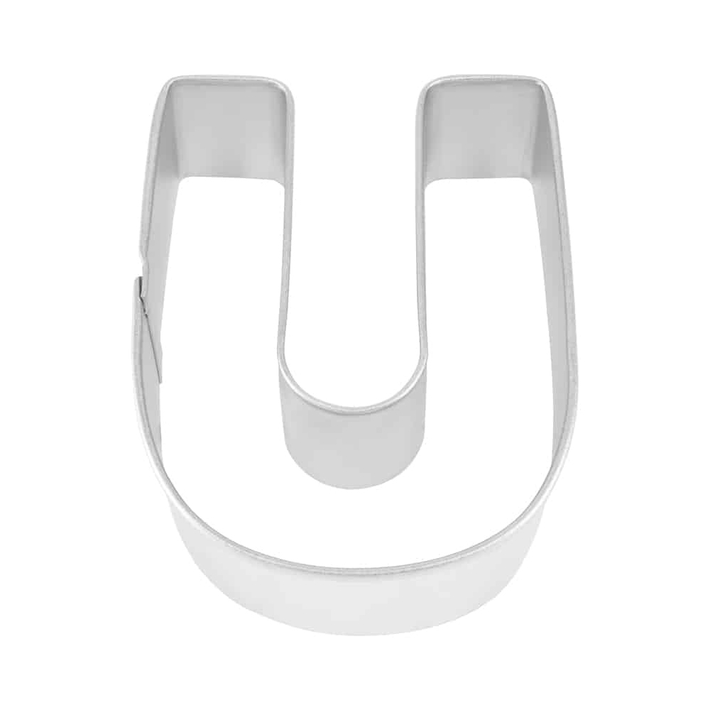 Letter 'U' Cookie Cutter, 2-1/2" x 3"