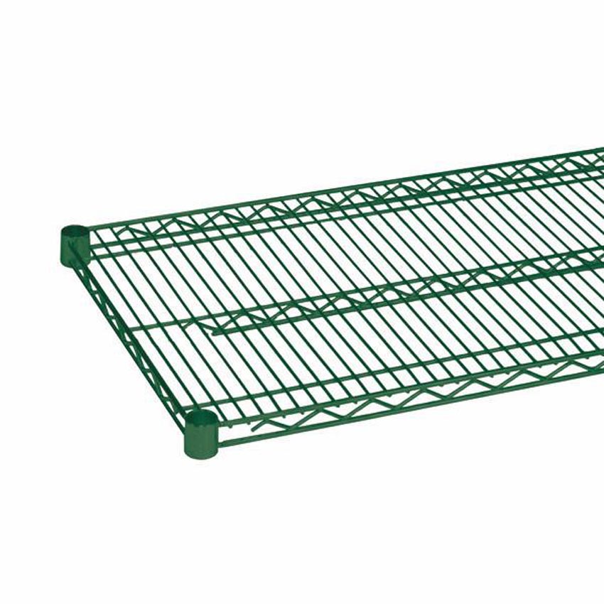 Green Epoxy Wet & Dry Wire Shelf 18" Deep x 54" Wide