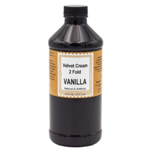 LorAnn Oils 2-Fold Velvet Cream Vanilla Extract, 16 Oz.