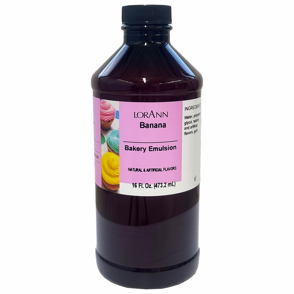 LorAnn Oils Banana Bakery Emulsion, 16 oz.