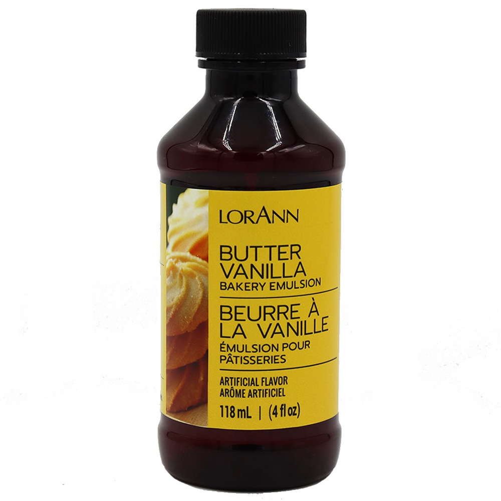 Lorann Oils Butter Vanilla Bakery Emulsion, 4 Oz