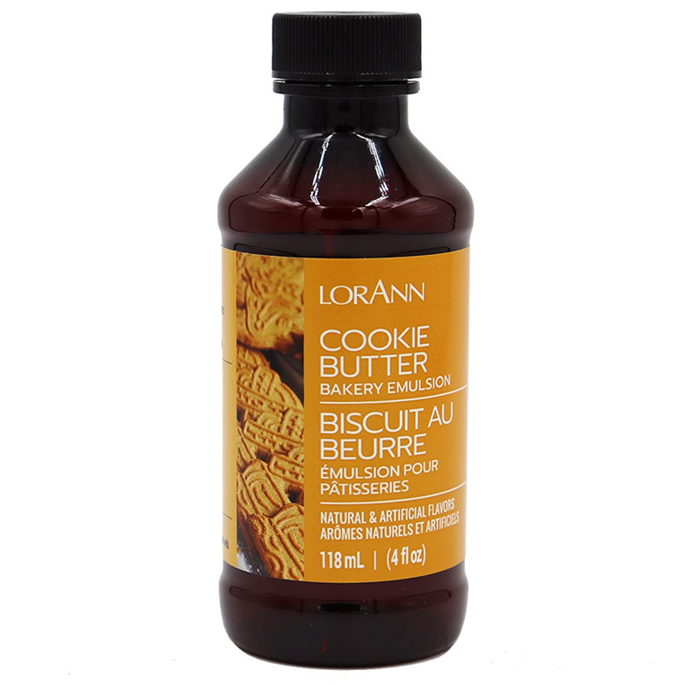 LorAnn Oils Cookie Butter Flavoring Emulsion, 4 oz