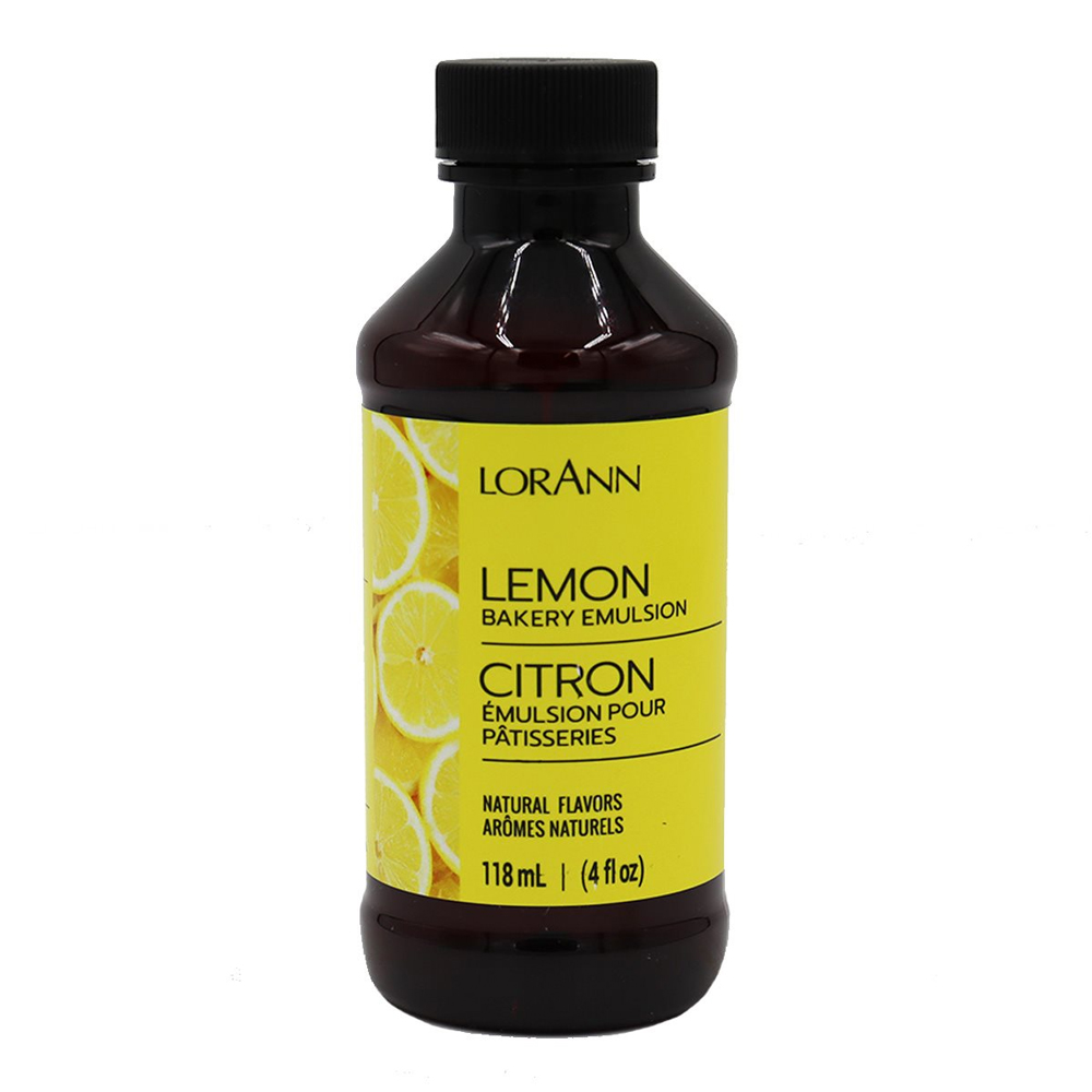 Lorann Oils Lemon Bakery Emulsion (Natural Flavor), 4 Oz