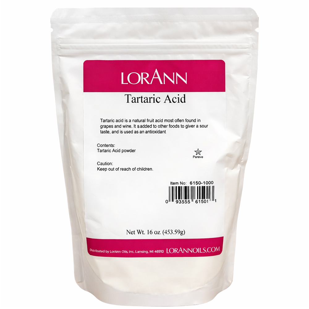 LorAnn Tartaric Acid Powder, 16 oz.