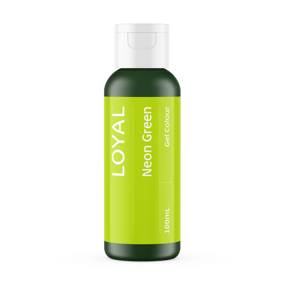 Loyal Neon Green Gel Color, 100 ml.