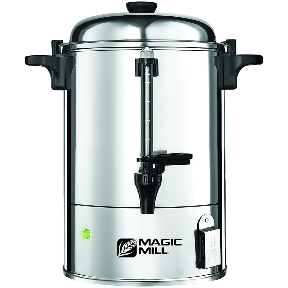 Magic Mill 35 Cup Stainless Steel Water Boiler with Shabbos Cover