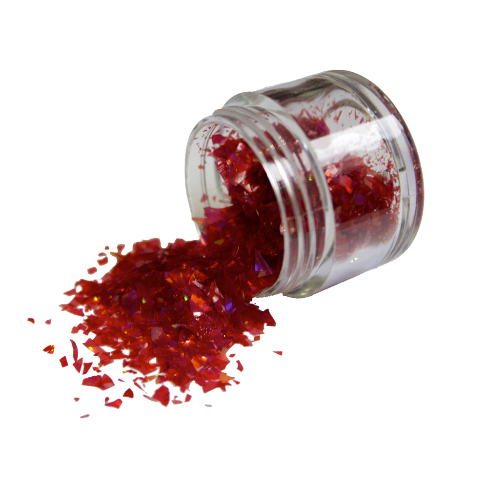 Magic Sparkles Edible Glitter with Natural Color, 3 Grams Garnet Red