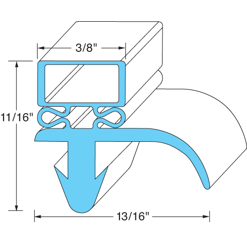 Magnetic Door Gasket - 18 1/2" x 27 1/4"