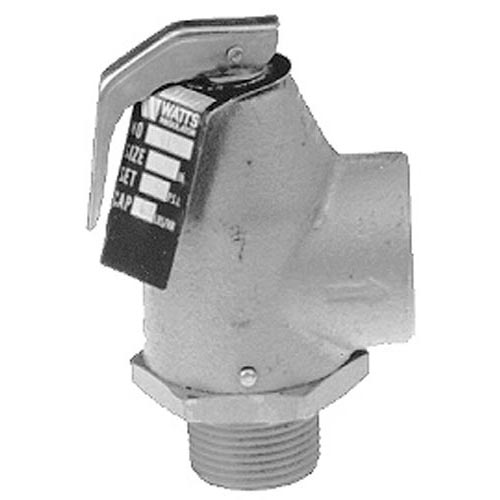 Market Forge OEM # 10-2821 / S10-2821, 15 PSI Bronze Steam Safety Relief Valve - 3/4" NPT, 450 lb./Hour