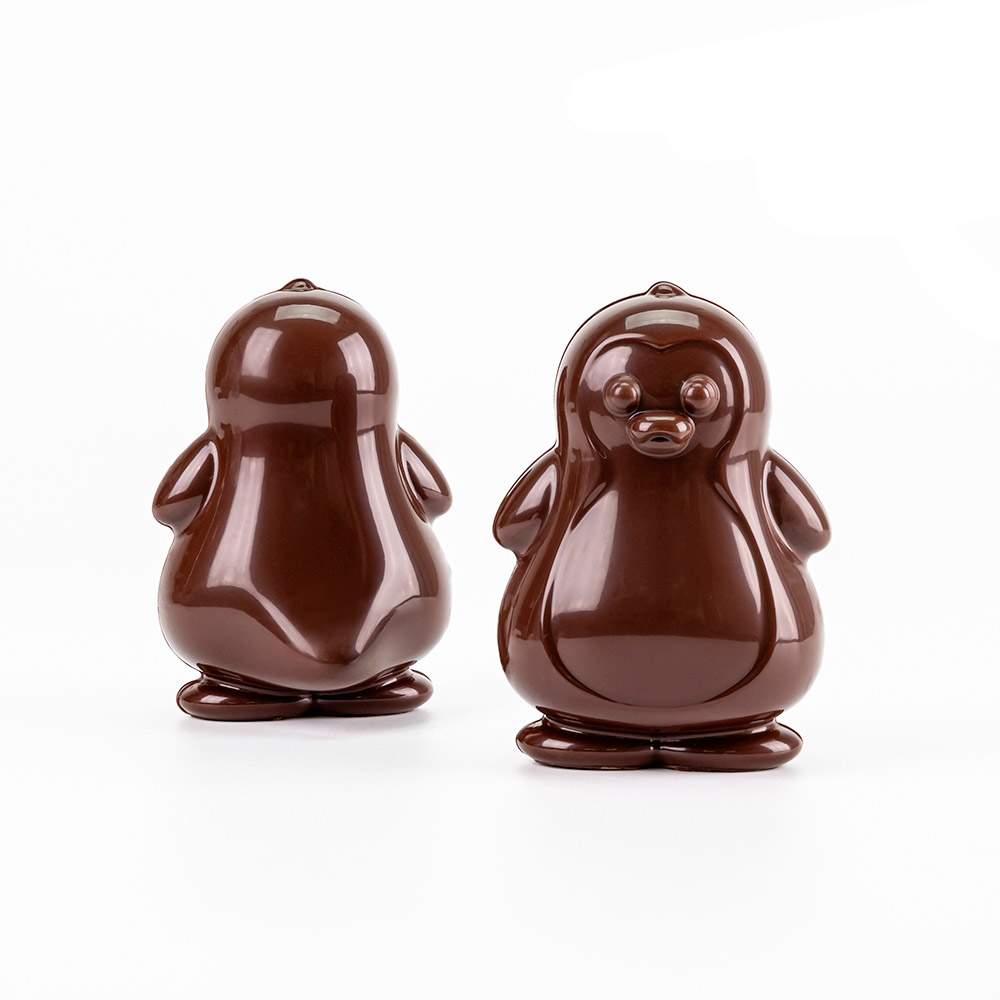 Martellato 3D Penguin Polycarbonate Chocolate Mold, Set of 2