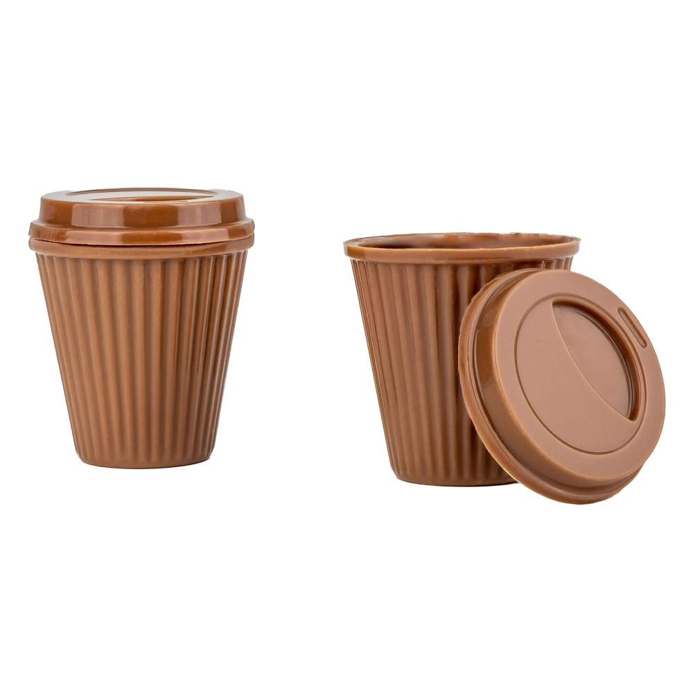 Martellato Barista Coffee Cup Polycarbonate Chocolate Mold, 2-Piece